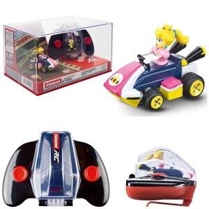 Super Mario Carrera RC Princess Peach Racer - Pink, Blue, and Yellow